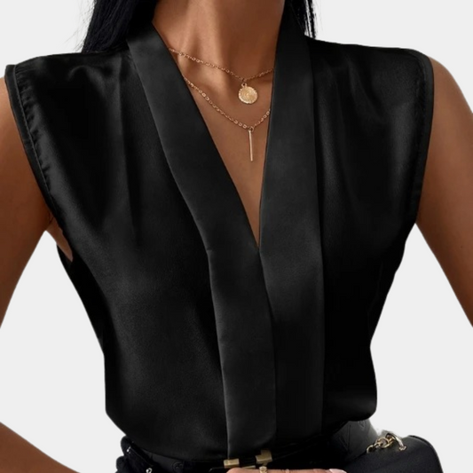 Stilvolle Bluse mit V-Ausschnitt für Damen