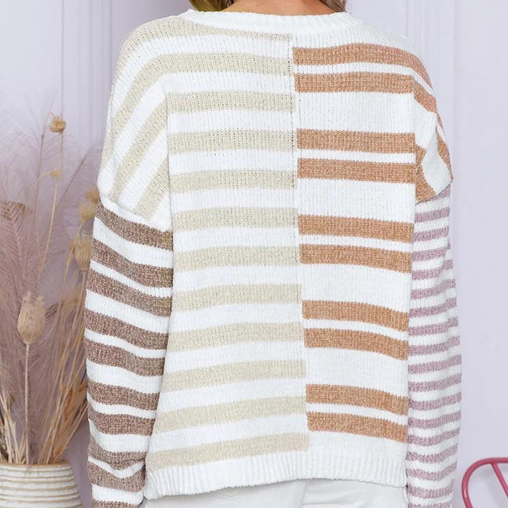 OPALINE - Gestreifter Pullover für Damen